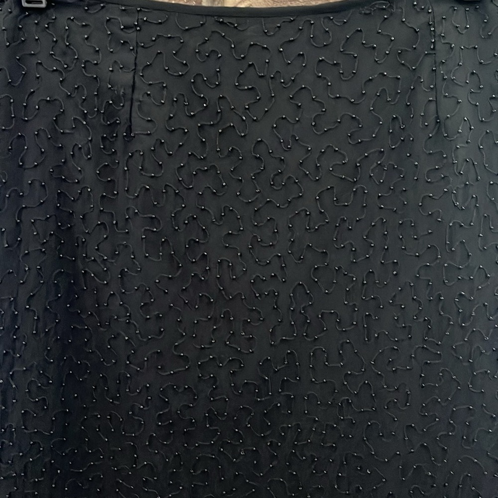 NWT Camille Marie black skirt with side slits and sequin throughout. Size XXL - Picture 5 of 10